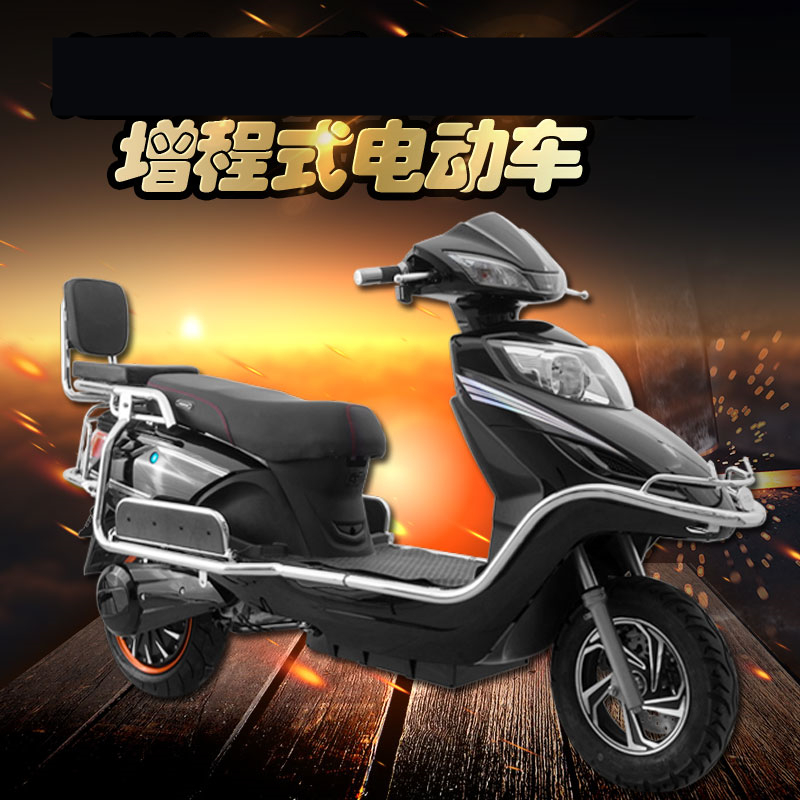 鈴本32A增程式油電混合電動(dòng)車兩用電瓶車摩托車外賣長(zhǎng)跑王發(fā)電